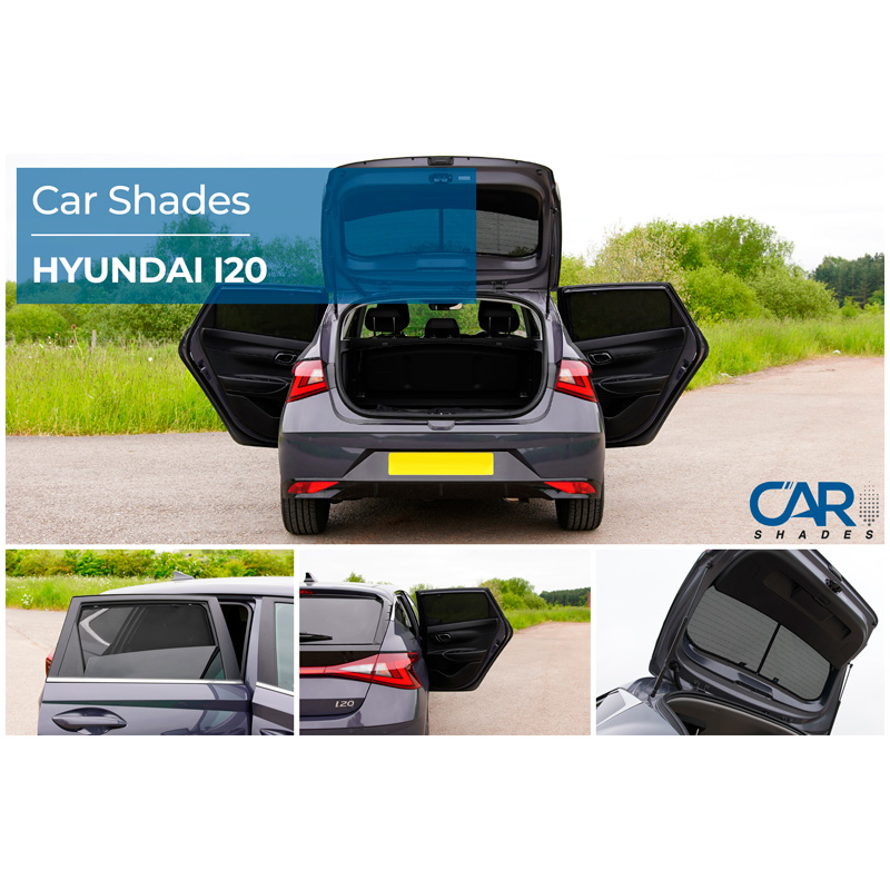 Set Car Shades  Hyundai i20 5 deurs 2020- (6-delig)