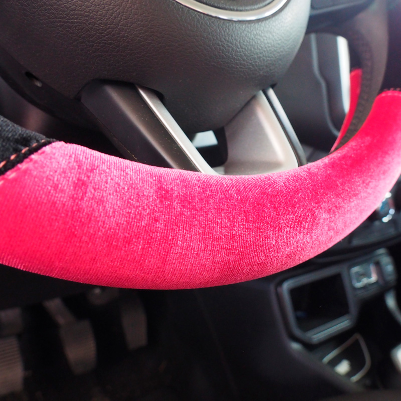 Simoni Racing Stuurwielhoes Pussycat - Zwart/Roze - 37-39cm