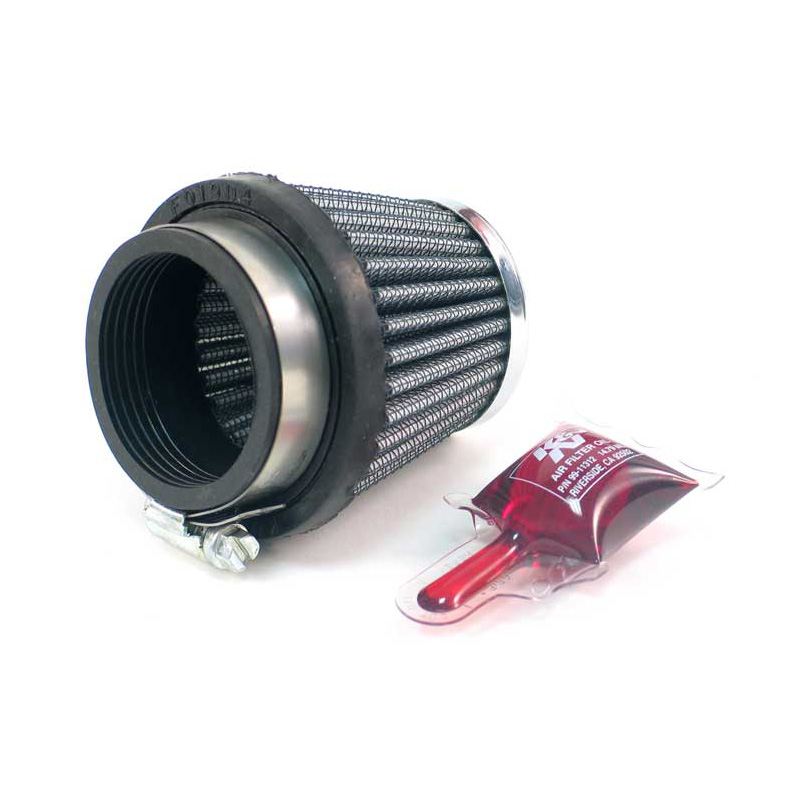 K&N Universeel Luchtfilter Konisch 49mm aansluiting, 76mm onder, 51mm top, 64 mm hoogte (RC-2500)