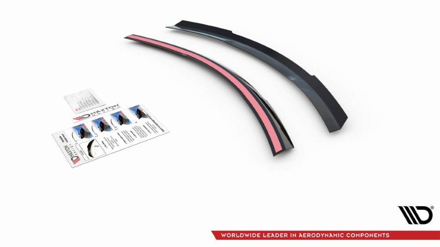 Spoiler Extentie Mercedes GLA 45 AMG X156 Maxton Glans Zwart