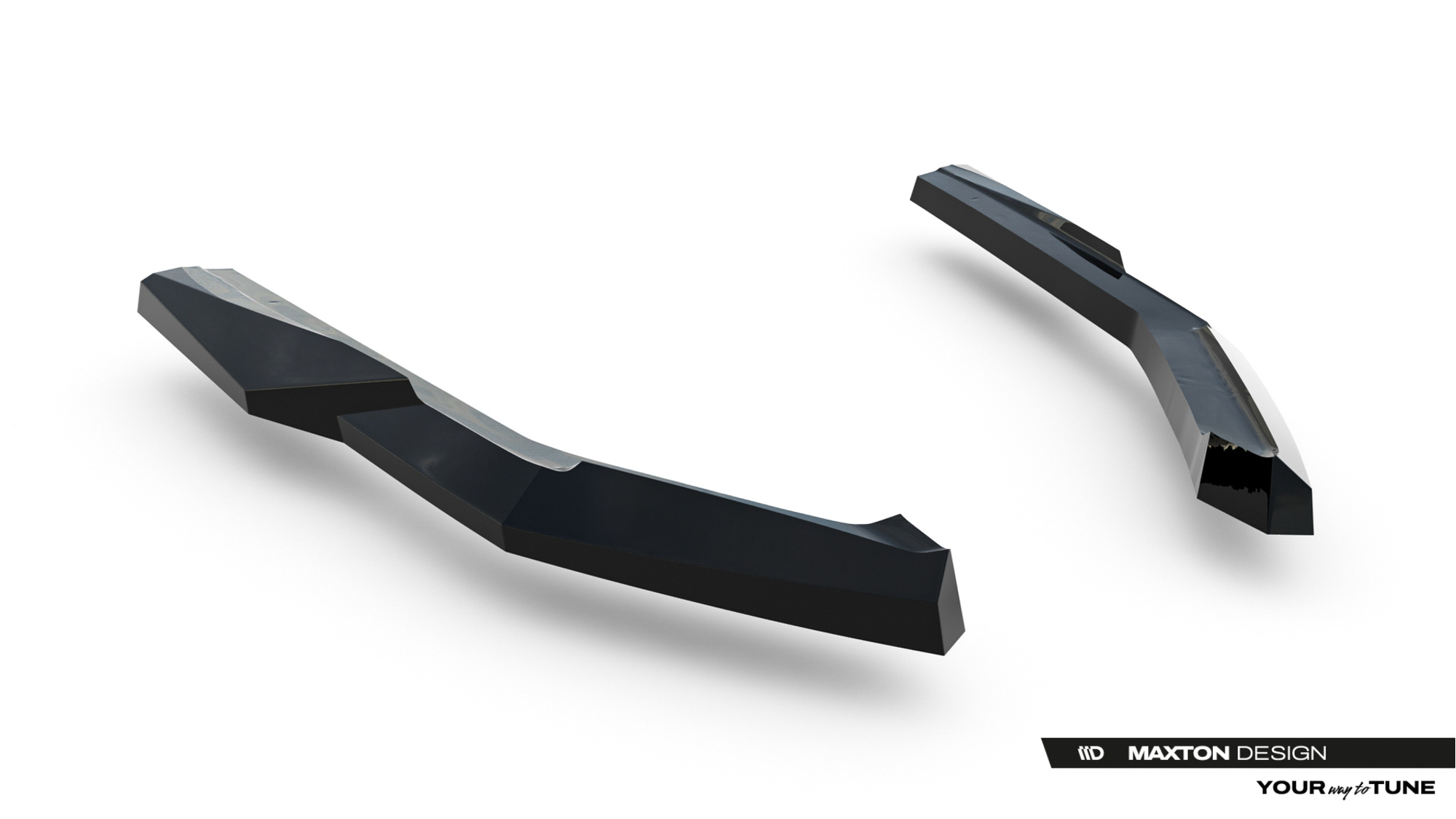 Diffusor Zij-Splitter Lexus IS 500 Mk3 Facelift 2 (XE30) Maxton Glans Zwart
