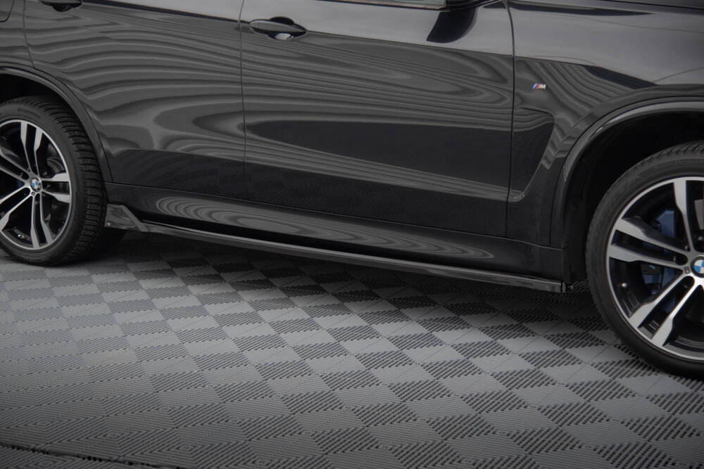 Zijskirts BMW X5 F15 M Pakket Maxton Glans Zwart