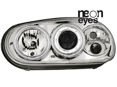 Faros VW Golf IV Angel Eyes Ice CCFL