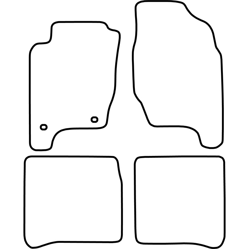 Automatten Toyota Carina E 4/92-
