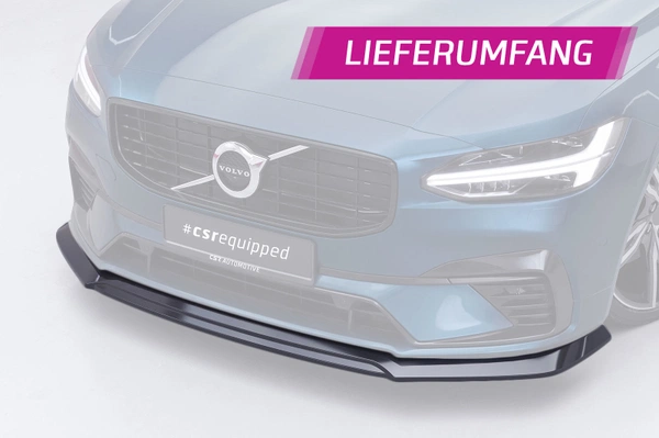 Voorspoiler | Cup Spoilerlip met ABE Volvo S90 / V80 R-Design