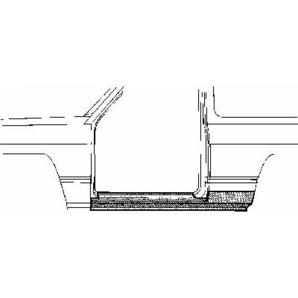 Dorpel rechts SJ 410/413 82-86 ALLEEN 2 DEURS