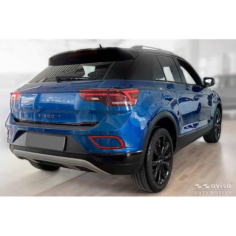 Avisa Zwart Chroom RVS Kofferbak Sierlijst  Volkswagen T-Roc 2017-2022 & Facelift 2022-2025 (incl. Cabrio)