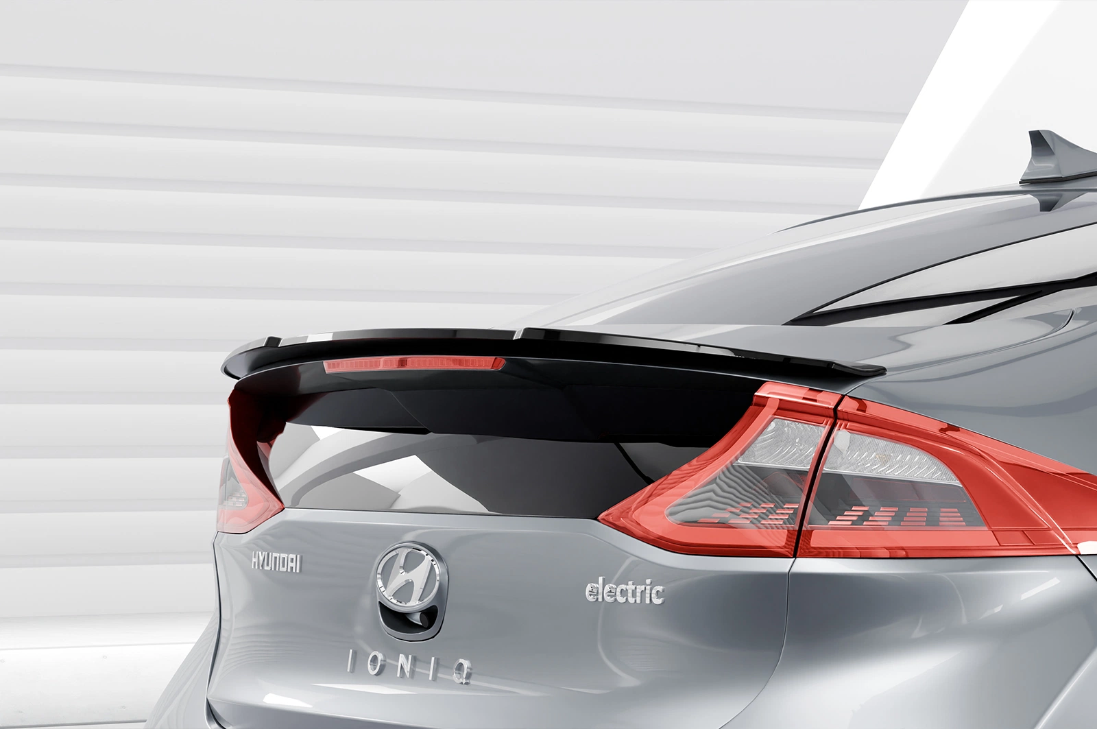 Achterspoiler Hyundai Ioniq (2016–heden) Glans Zwart – CSR Automotive