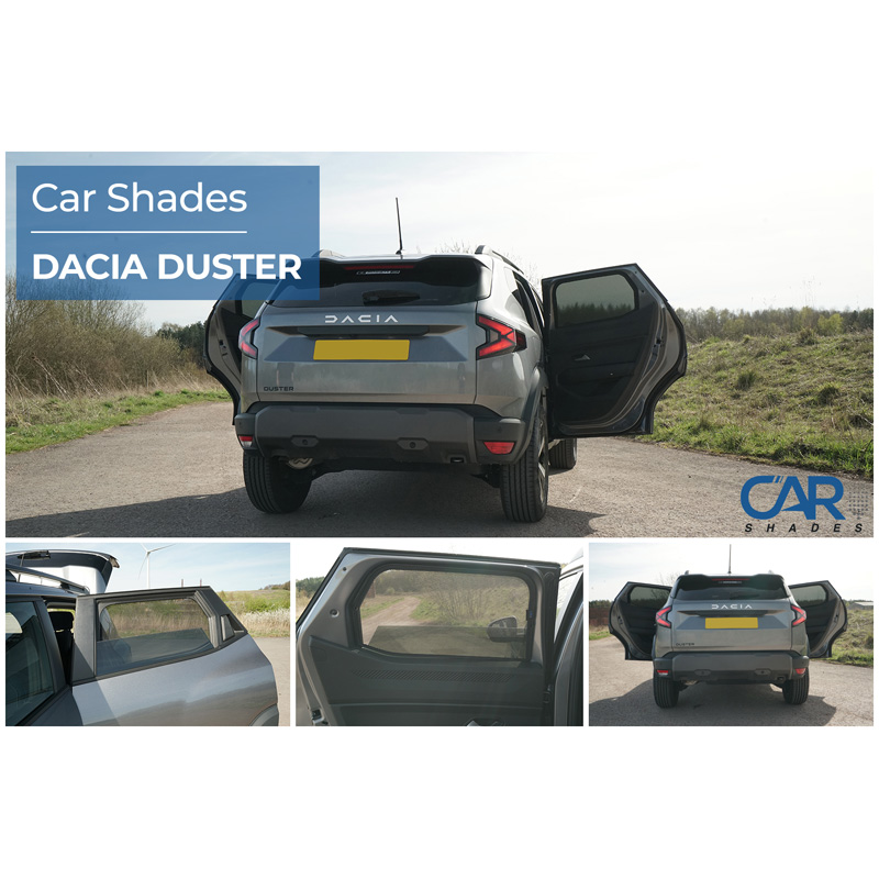 Set Car Shades (achterportieren)  Dacia Duster III 2024- (2-delig)