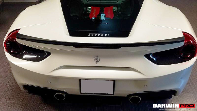 Ferrari 488 GTB BKSS Style Carbon Fiber Spoiler 2015-2020