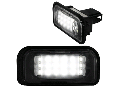 LED Licenceplateplaat lightning Mercedes Benz W203 00-05 Limousine