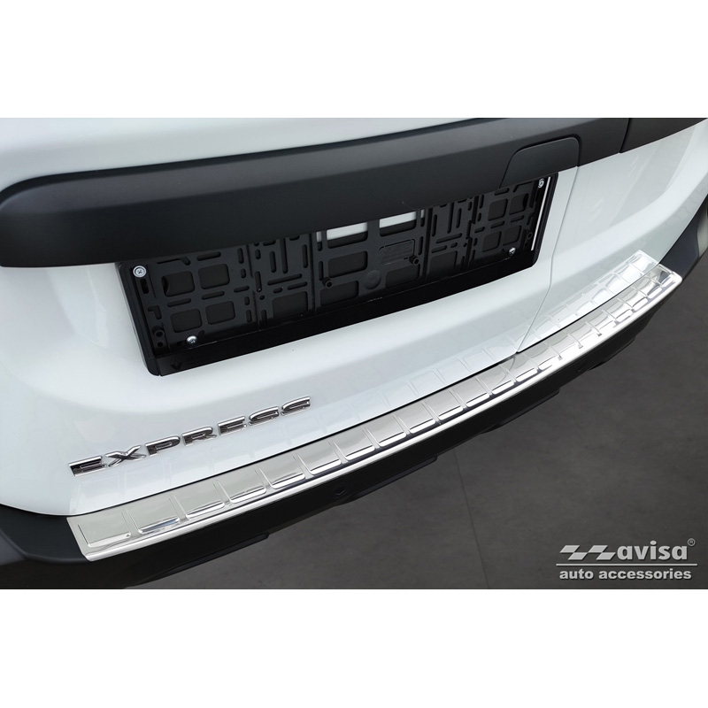 RVS Achterbumperprotector  Renault Express Furgon 2021- 'Ribs'
