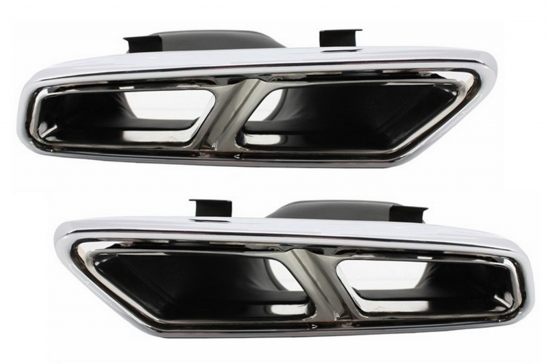 Mercedes S-Klasse W222, 2013=> Remus Einddemper links met 2 Eind