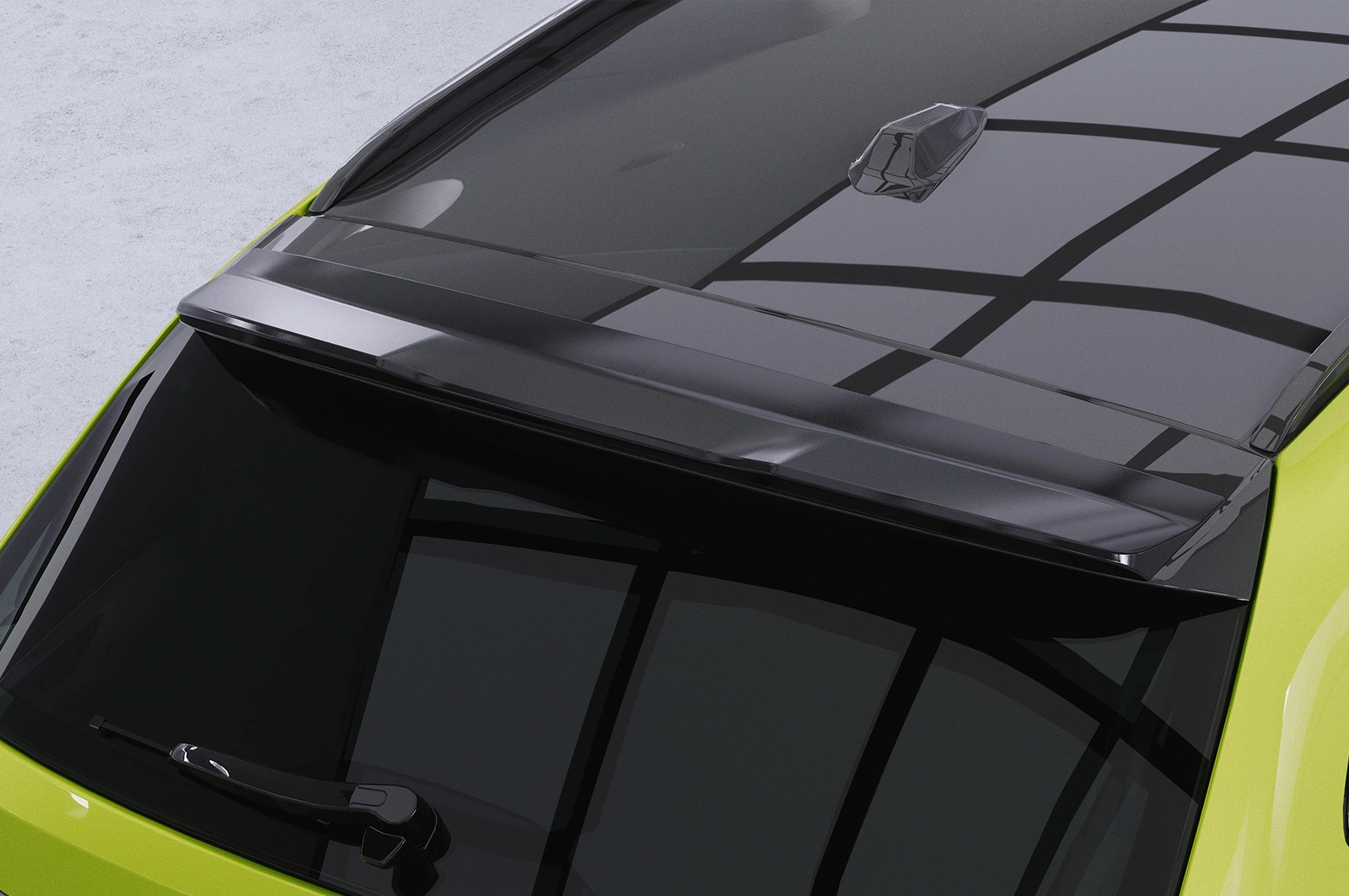 Achterspoiler BMW M3 G81 Competition CSR glans zwart