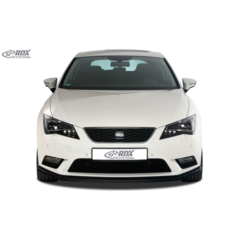 Voorspoiler  Seat Leon 5F SC/5-deurs/ST 2013-2017 excl. FR/Cupra (ABS zwart glanzend)
