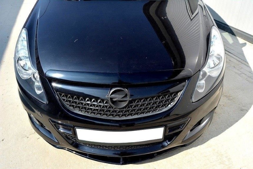 Voorspoiler Opel Corsa D OPC/VXR Maxton Design glans zwart