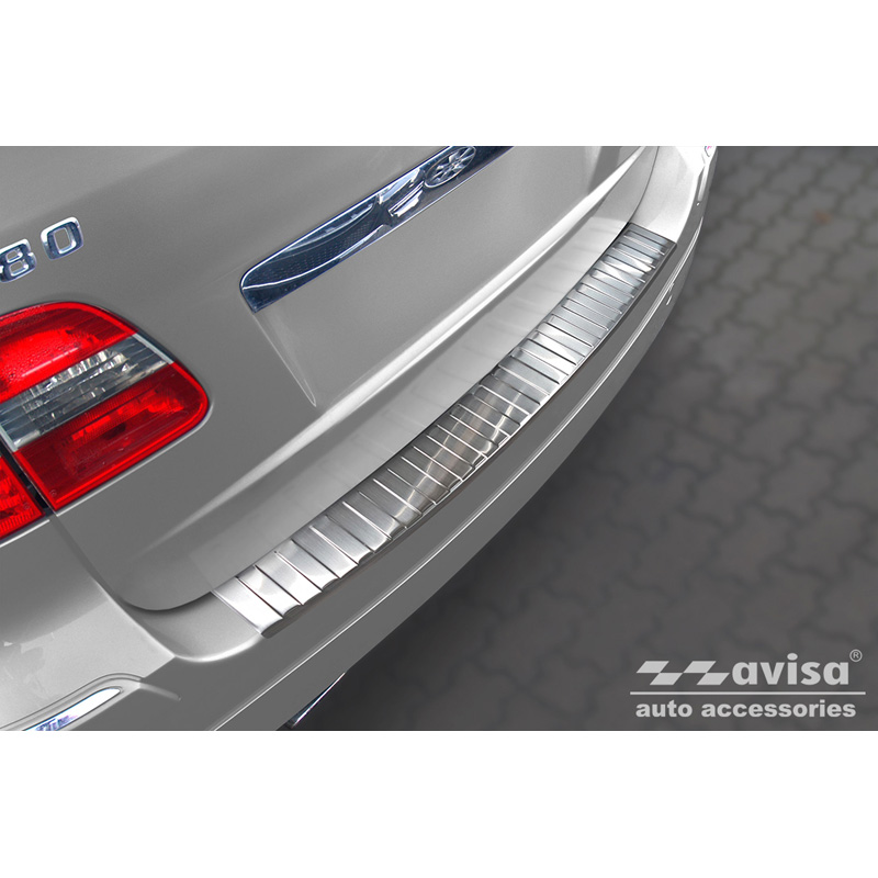 RVS Achterbumperprotector  Mercedes B-Klasse W245 2005-2008 'Ribs'