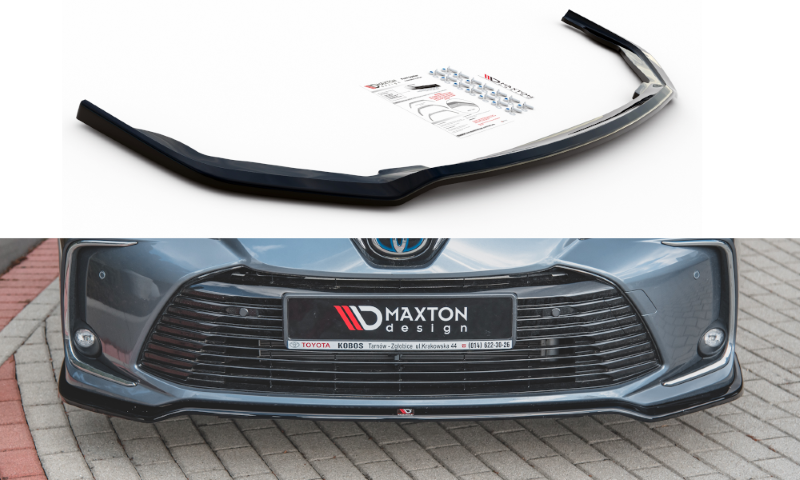Voorspoiler Toyota Corolla XII Sedan Zwart Glans