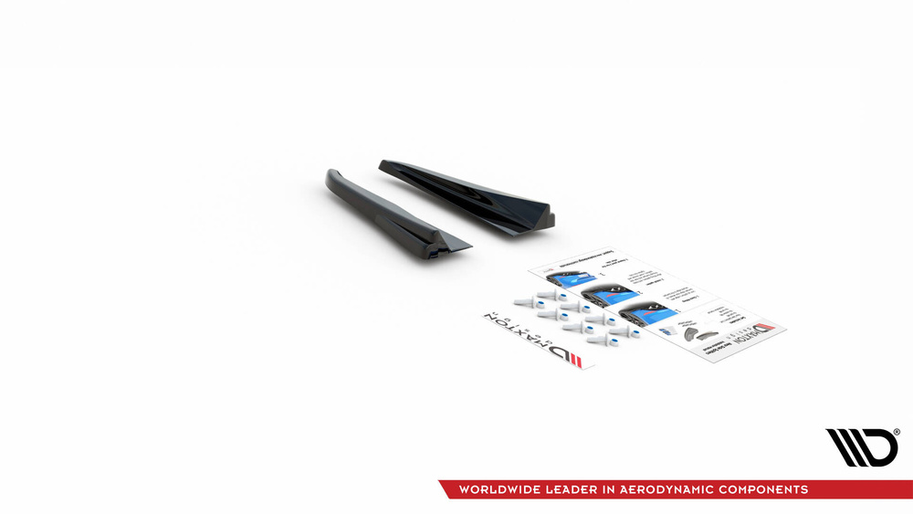 Zijdiffusers AUDI RSQ3 Maxton Glans Zwart