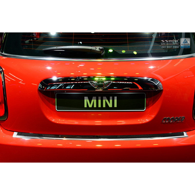 RVS Achterbumperprotector 'Deluxe' Mini One/Cooper F56 3-deurs 3