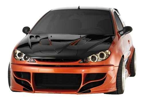 Faros Peugeot 206 Angel Eyes elr cromo AANBIEDING