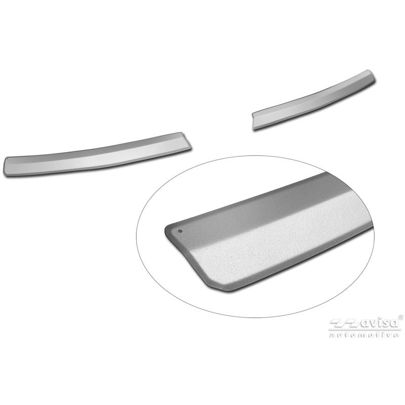 Avisa RVS Achterbumperprotector  Dacia Spring Facelift 2024- - Mat Zilver - 2-delig