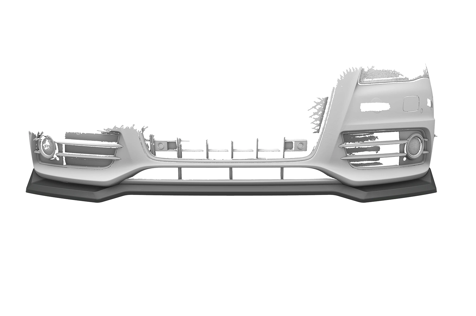Voorspoiler Audi A4 S-Line / S4 (B8) – CSR Automotive Cup Spoilerlip Glanzend Zwart