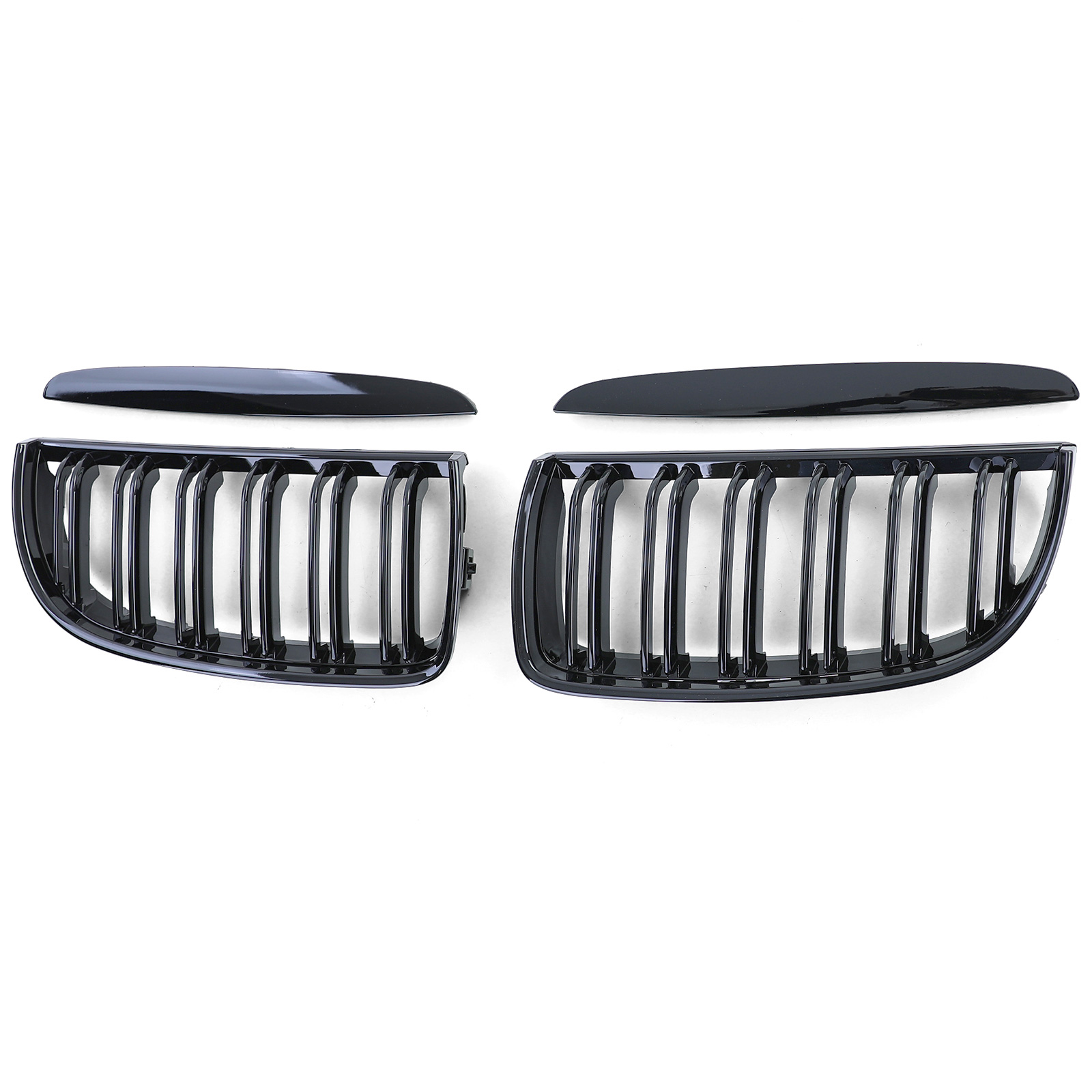 Grill Nieren BMW E90/91 Zwart M3/Motorsport Stripes 05-08