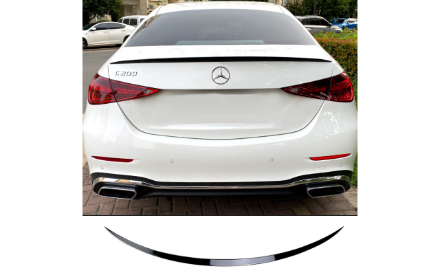 Spoiler Mercedes C Klasse W206 Glans Zwart AMG Pakket Look
