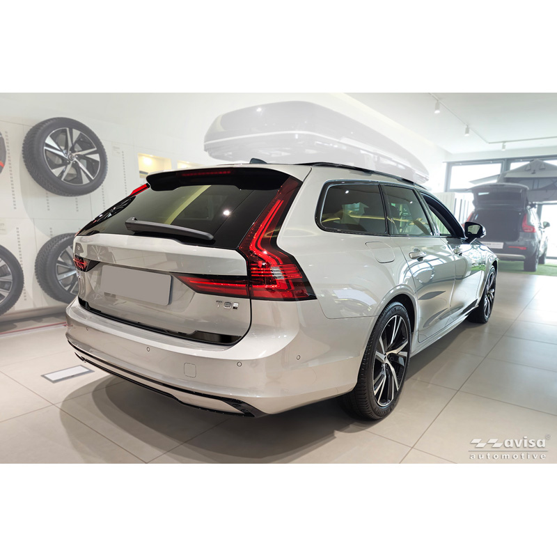 Avisa Zwart Chroom RVS Kofferbak Sierlijst  Volvo V90 II 2016-