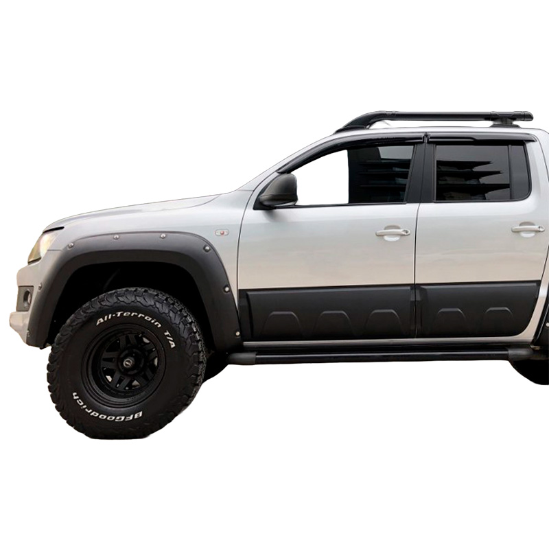 Deurpanelen  Volkswagen Amarok MK1 2010-2022 - Matzwart