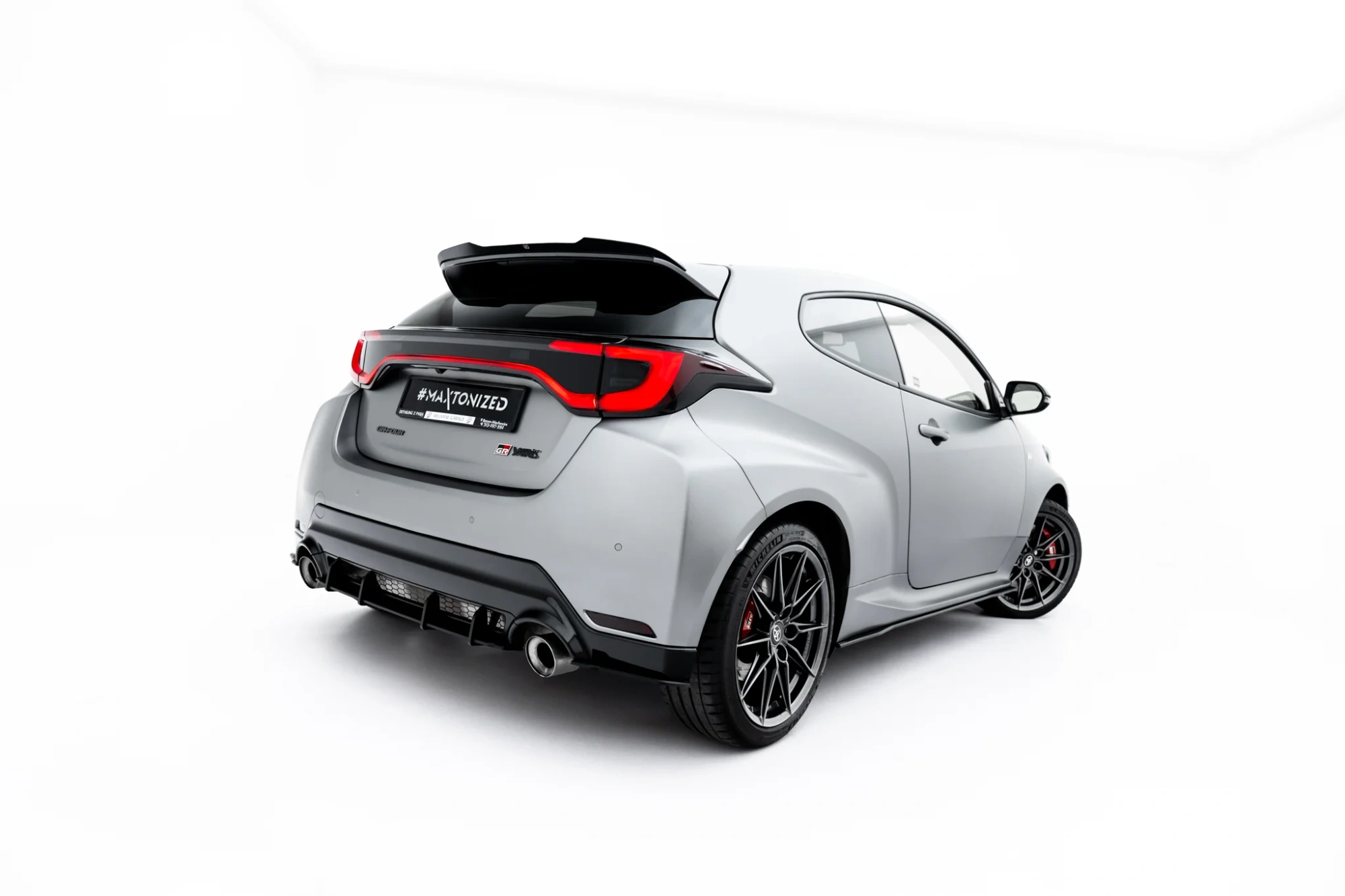 Diffuser Toyota GR Yaris Mk4 Facelift – Maxton Street Pro Rear Side Splitters