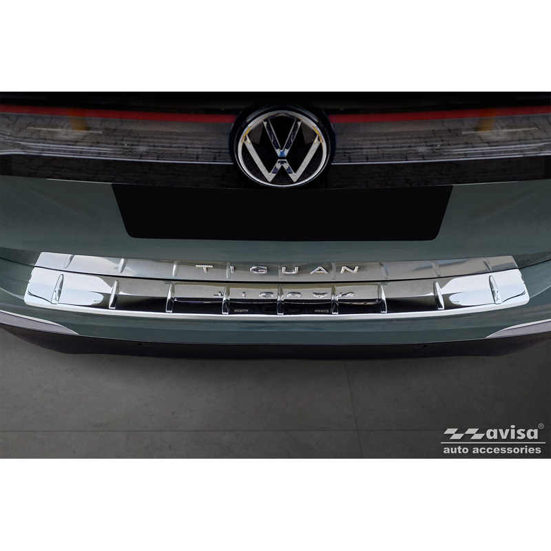 Chroom RVS Achterbumperprotector  Volkswagen Tiguan (CT1) 2024- 'Ribs'