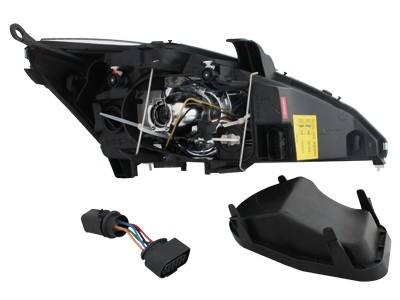 Faros Ford Focus Angel Eyes 98-01 negro