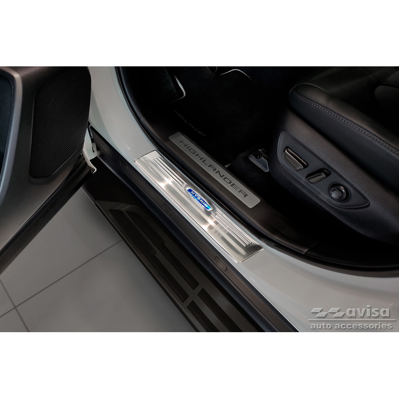 RVS Instaplijsten  Toyota Highlander XU70 2020- 'Hybrid' - 4-delig