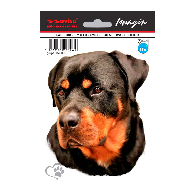 Auto Tattoo Sticker Rottweiler - 13,5x11cm