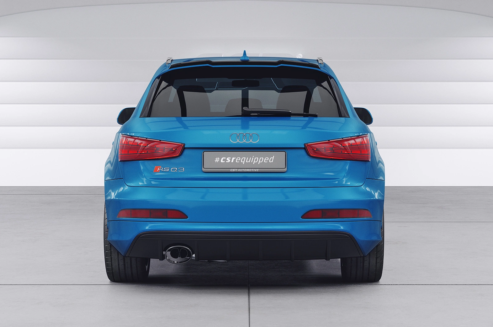 Achterspoiler Audi RSQ3 (8U) glans zwart