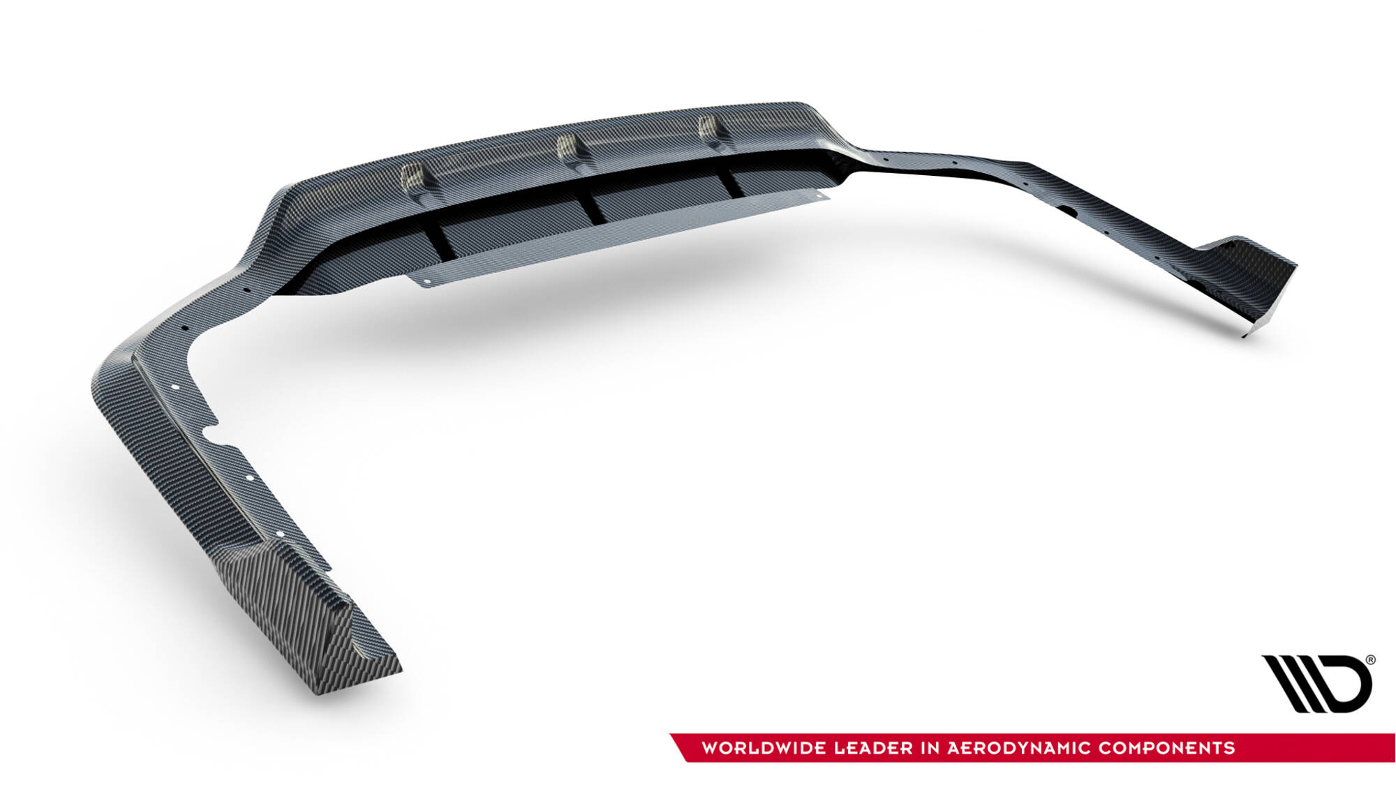 Carbon Fiber Achter Diffuser BMW X7 M-Pack G07 Facelift Maxton Glanzend zwart