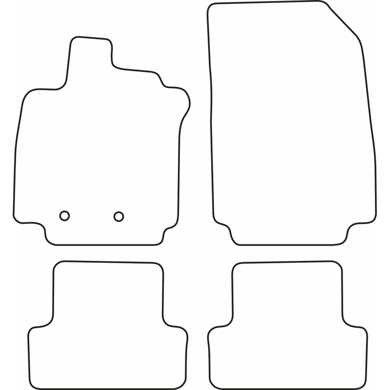 Automatten Renault Clio 05-