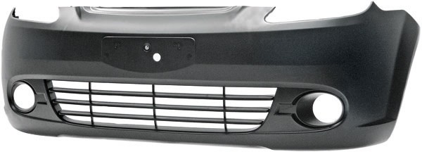 VoorBumper Chevrolet Matiz, 05-07 ZWART