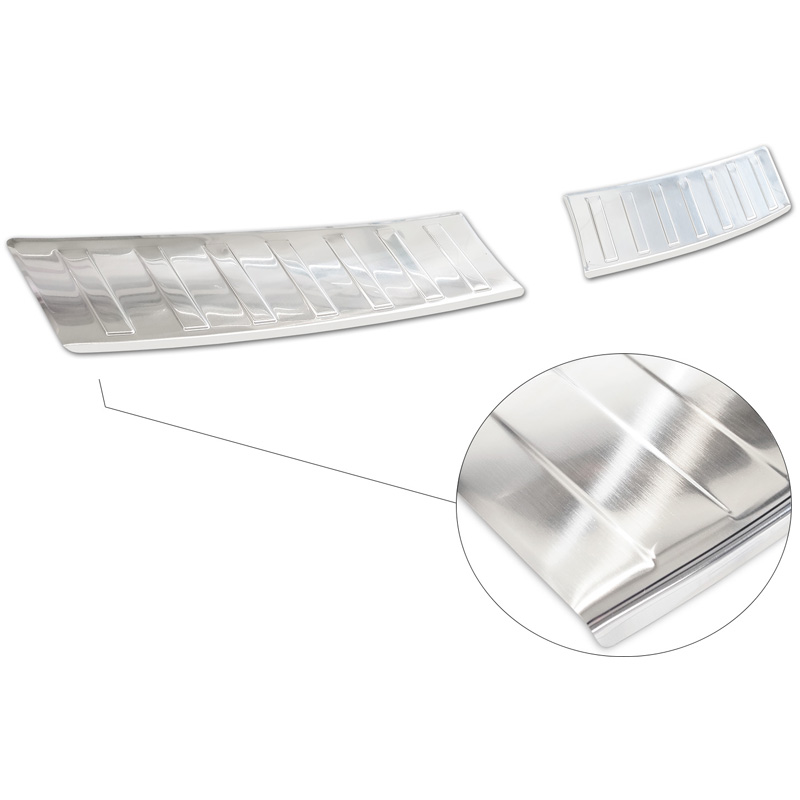 RVS Achterbumperprotector  Opel Mokka 2020- 'Ribs' (2-delig)