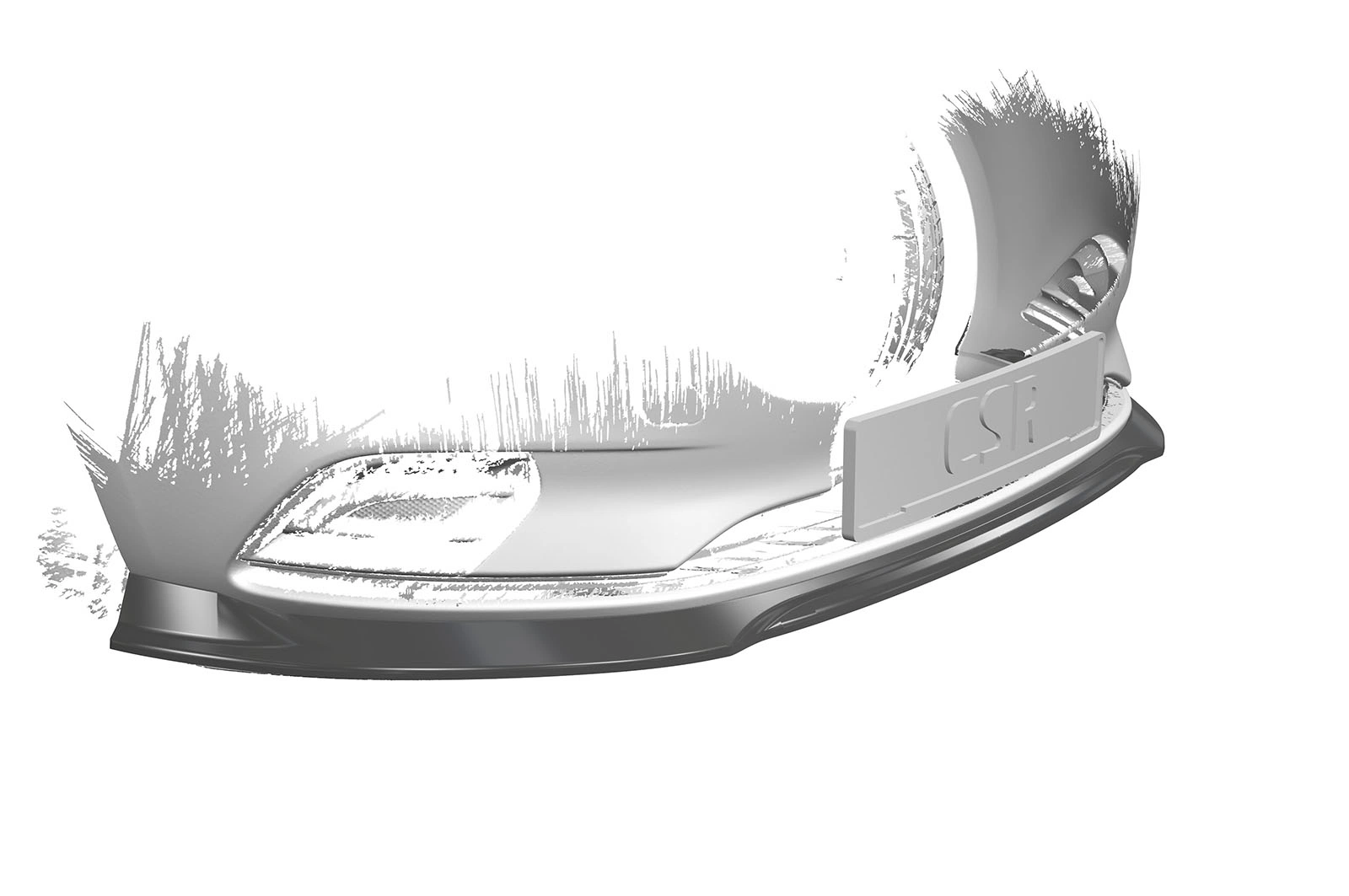 Voorspoiler Opel Corsa E Glans Zwart – CSR Automotive