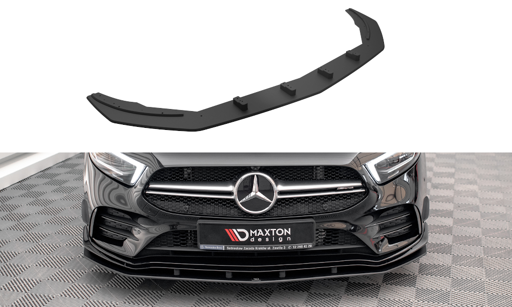 Voorspoiler Street-Pro Mercedes A-Klasse AMG-line & A35 AMG W177 Aeropack Maxton