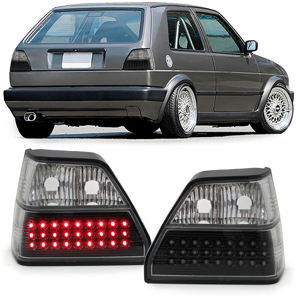 Luces traseras VW Golf II LED rojo/blanco cristal