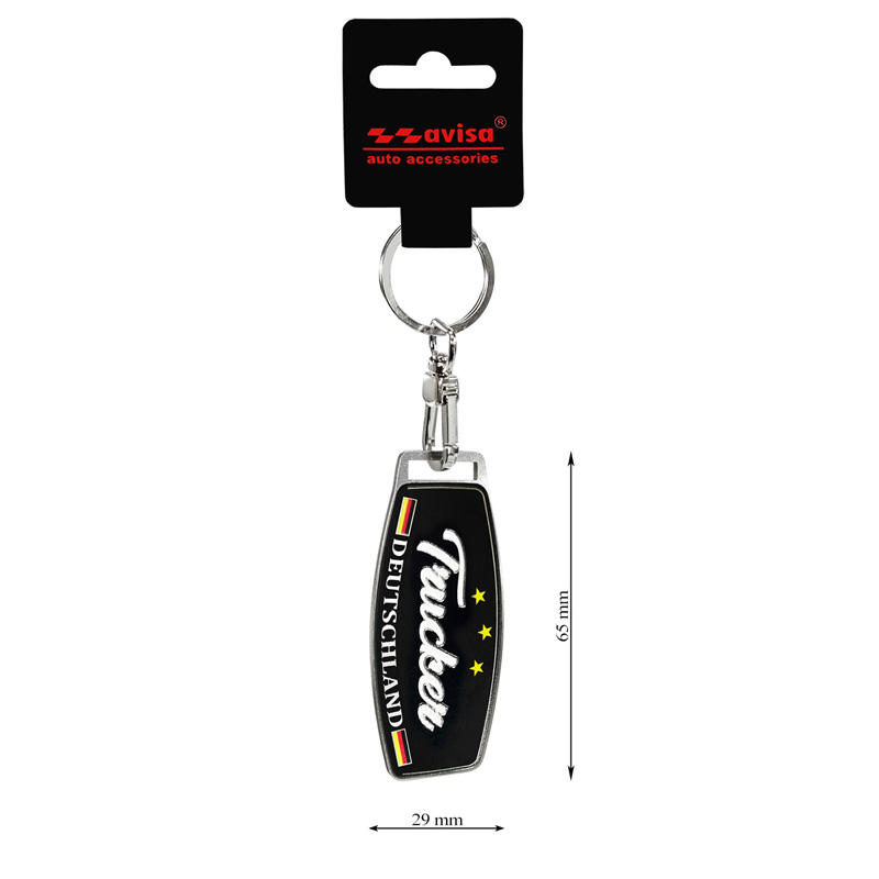 RVS sleutelhanger - Trucker/Deutschland