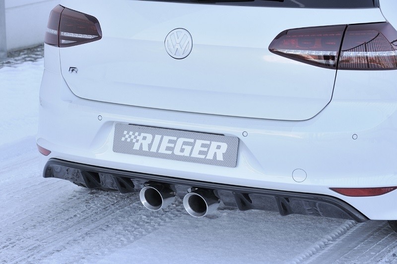 Achteraanzet Glossy Black Rieger VW Golf R VII