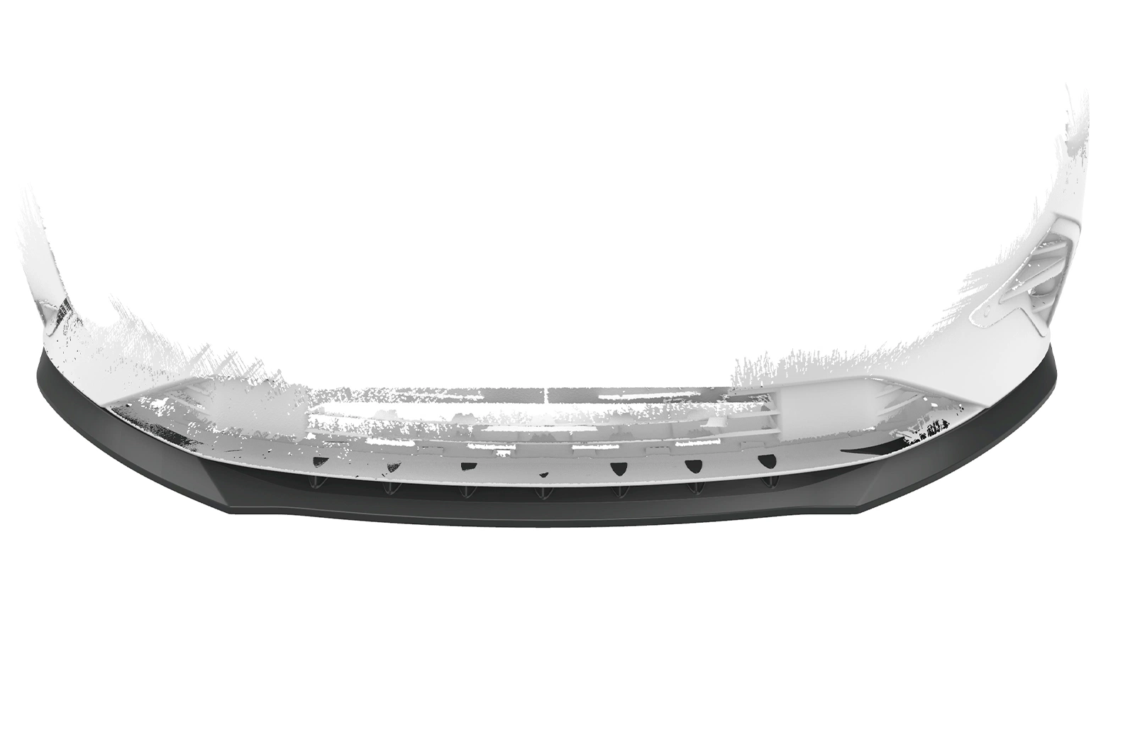 Voorspoiler Opel Insignia B glans zwart