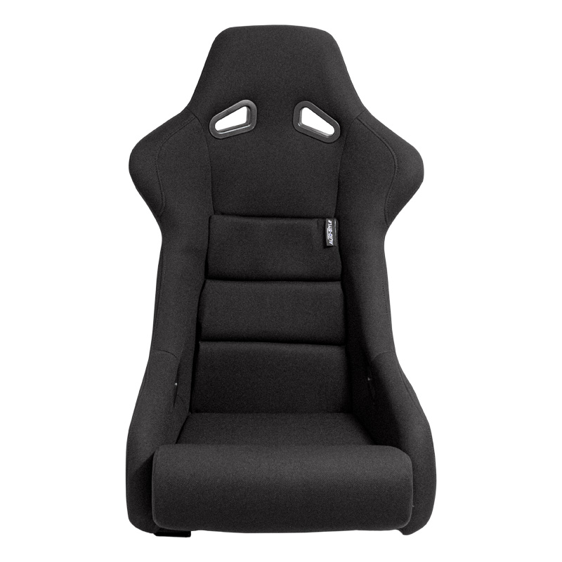 Sportstoel 'BS1' - Zwart - Vaste polyester rugleuning - incl. sledes
