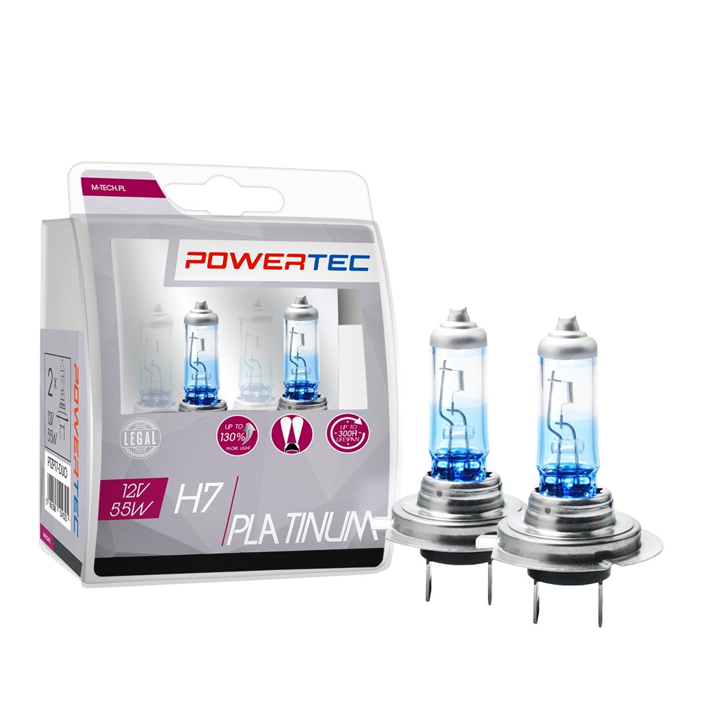 M-tech Powertec Platinum +130% H7 12V DUO