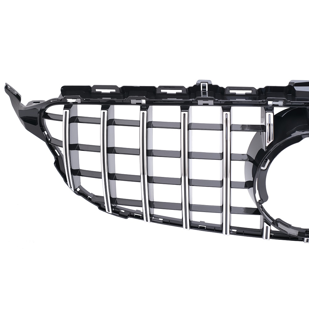 Grill Mercedes W205 Facelift 18-.. Zwart Chroom GT Look Camera